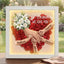 "We're Always With You"-White Lily & White Rose-Personalized Mom Holding Hands Memorial Shadow Box-Mother's Day Remembrance Frame, In Loving Memory Gift