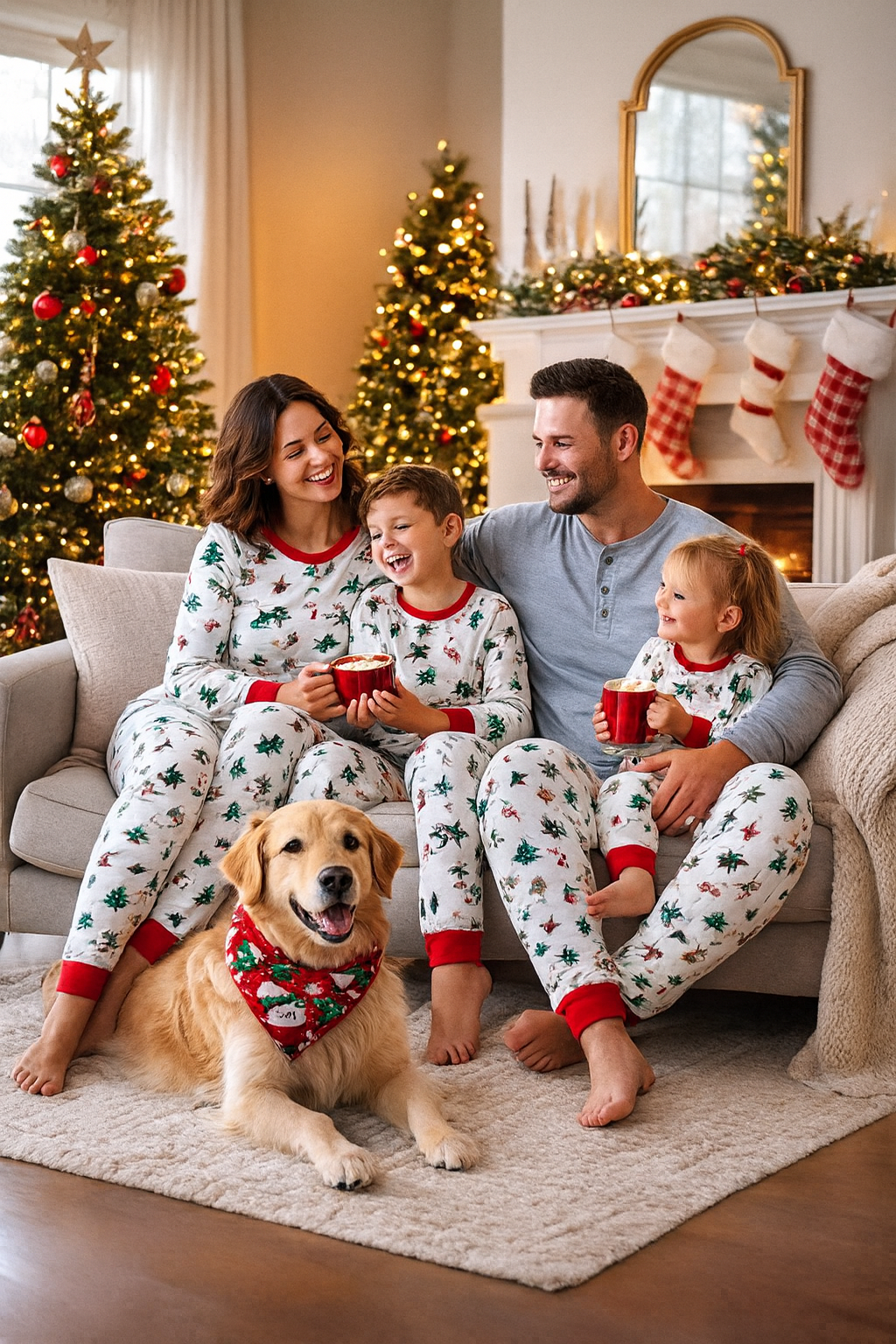 cocoa-cuddles-Family Matching Christmas Pajamas