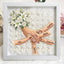 "We're Always With You"-White Lily & White Rose-Personalized Mom Holding Hands Memorial Shadow Box-Mother's Day Remembrance Frame, In Loving Memory Gift