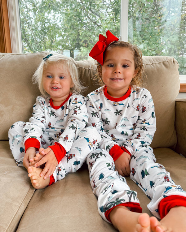 Cocoa Cuddles family matching Christmas pajamas