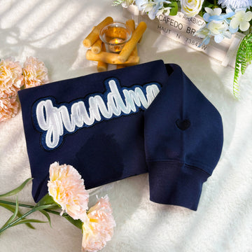 Custom Glitter Mama/Grandma Applique Sweatshirt /Hoodie | Mother's Day Gifts for Mom