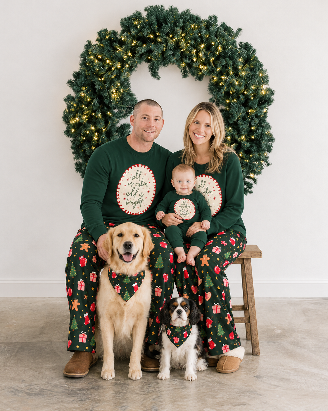 Merry Moments- Family Matching Christmas Pajamas