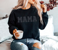 Custom 3D Puff Mama Sweatshirt - Gift for Mom