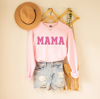 Custom 3D Puff Mama Sweatshirt - Gift for Mom