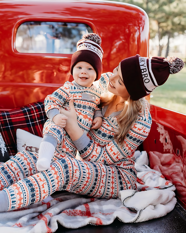 Snug Snowflakes-Family Matching Christmas Pajamas