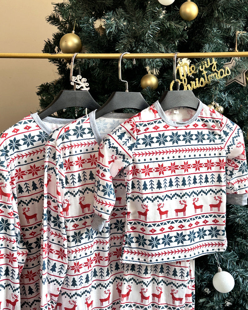Snug Snowflakes-Family Matching Christmas Pajamas