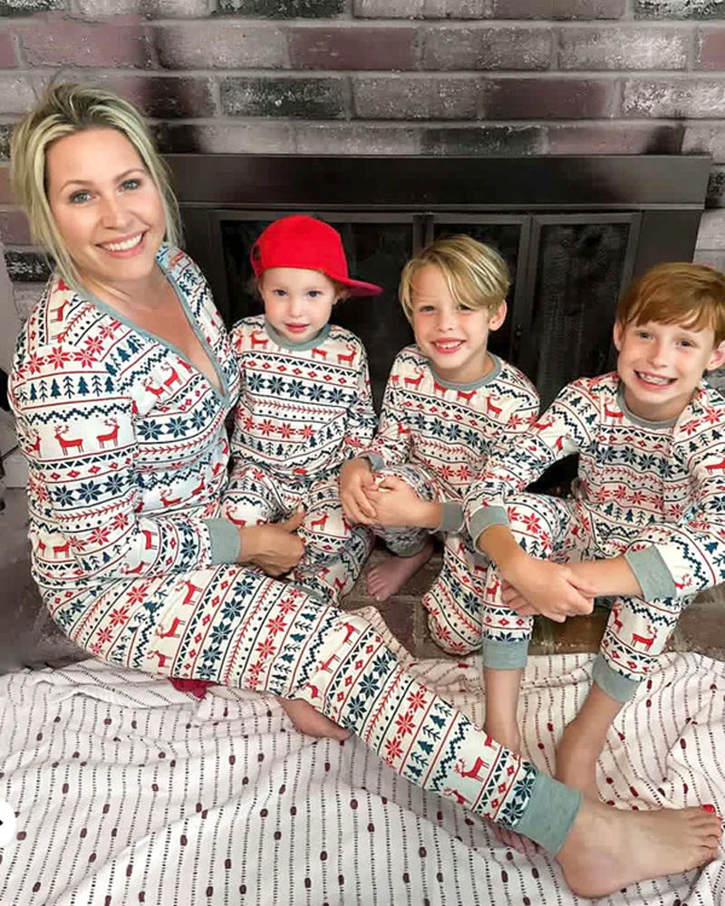 Snug Snowflakes-Family Matching Christmas Pajamas