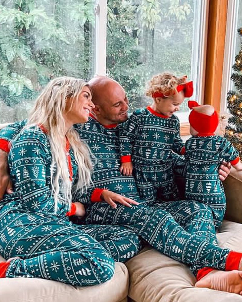 Christmas Crew - Family Matching Christmas Pajamas - Merryreindeer